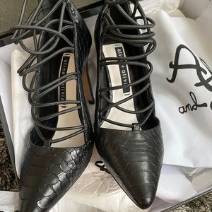 Alice and Olivia heels shown on bachelorette